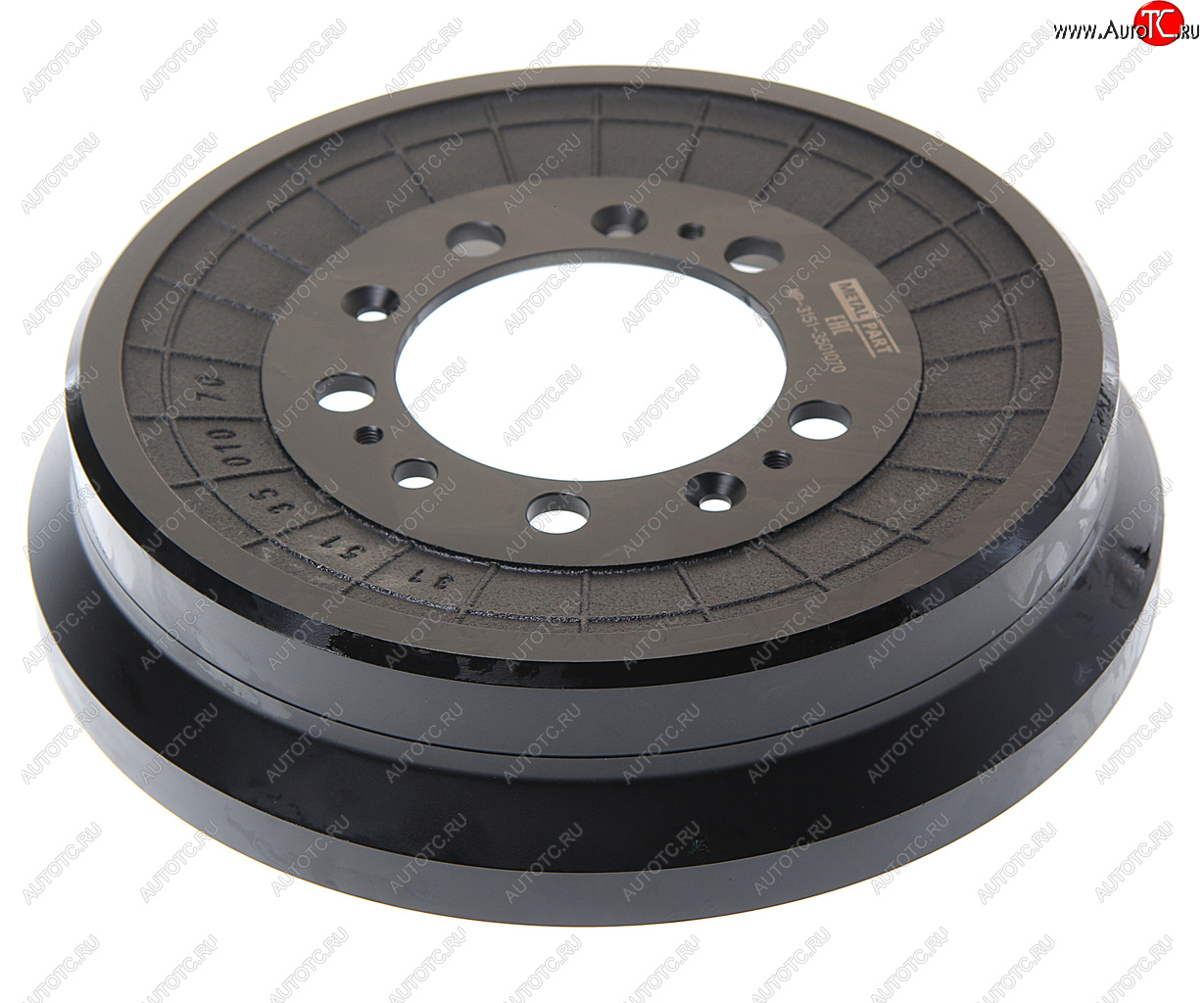 3 999 р. Барабан тормозной УАЗ-3151,3163 Патриот (балансированный) METALPART METALPART mp-3151-3501070  с доставкой в г. Майкоп