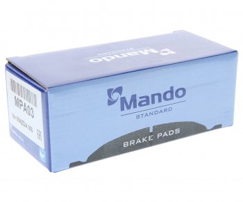 1 299 р. Колодки тормозные передние (4шт.) MANDO Mazda 6 GG лифтбэк рестайлинг (2005-2008)  с доставкой в г. Майкоп. Увеличить фотографию 2