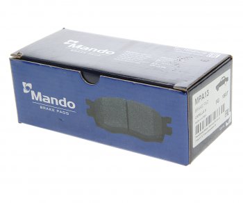 1 739 р. Колодки тормозные передние (4шт.) MANDO Mazda 626 GF дорестайлинг седан (1997-1999)  с доставкой в г. Майкоп. Увеличить фотографию 3