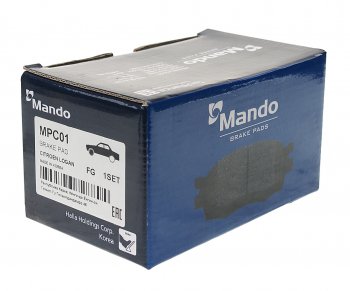 1 499 р. Колодки тормозные ЛАДА Largus RENAULT Logan,Clio PEUGEOT передние (4шт.) MANDO MANDO mpc01  с доставкой в г. Майкоп. Увеличить фотографию 2