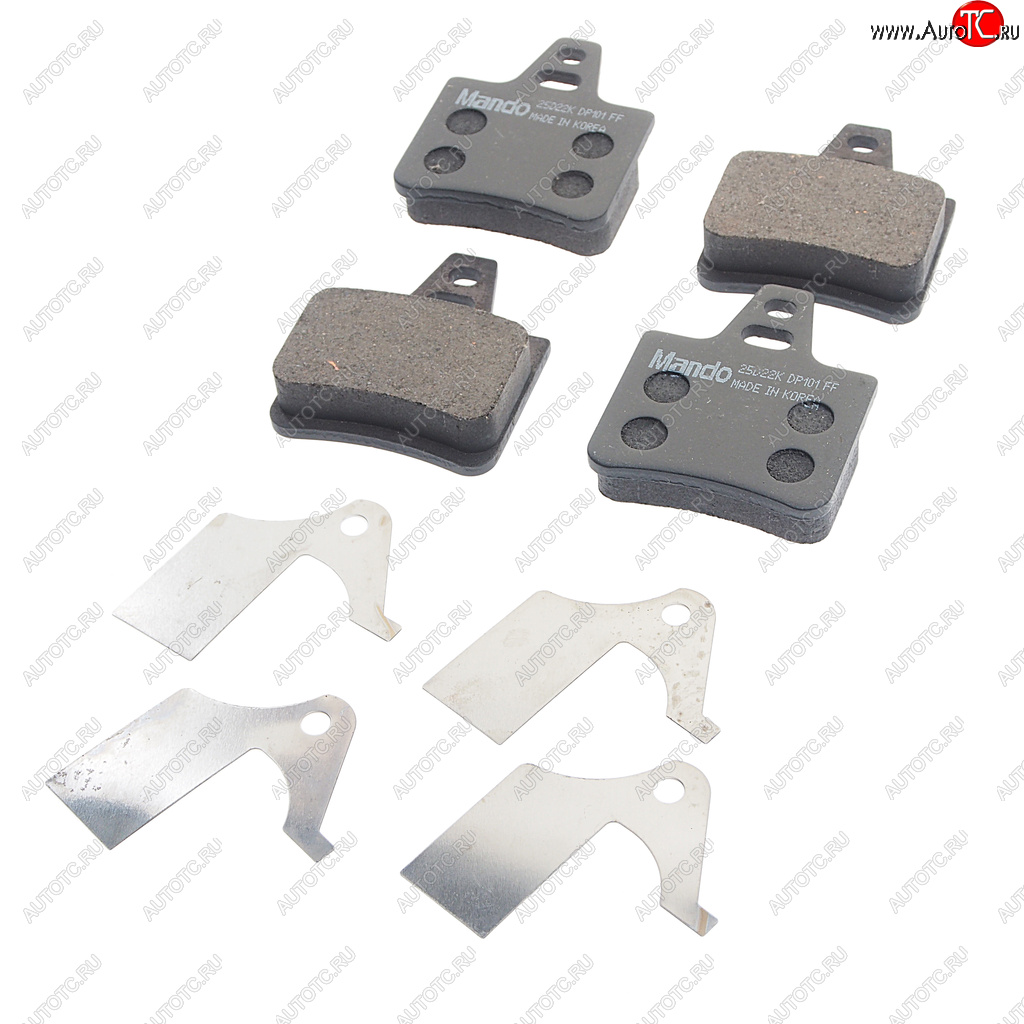 1 039 р. Колодки тормозные PEUGEOT 306 (94-01) задние (4шт.) MANDO MANDO mpc03 MANDO mpc03  с доставкой в г. Майкоп