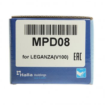 1 599 р. Колодки тормозные DAEWOO Nexia, Nubira CHEVROLET Lacetti (03-) передние (4шт.) MANDO MANDO mpd08 MANDO mpd08  с доставкой в г. Майкоп. Увеличить фотографию 4