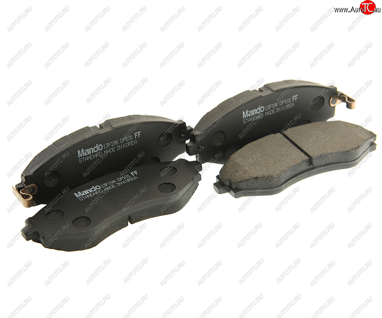 1 599 р. Колодки тормозные DAEWOO Nexia, Nubira CHEVROLET Lacetti (03-) передние (4шт.) MANDO MANDO mpd08 MANDO mpd08  с доставкой в г. Майкоп