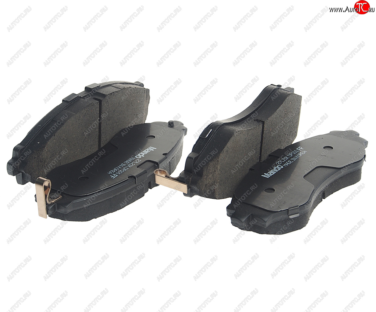 1 059 р. Колодки тормозные DAEWOO Nexia,Nubira CHEVROLET Lacetti (03-) передние (4шт.) MANDO MANDO mpd08ns  с доставкой в г. Майкоп