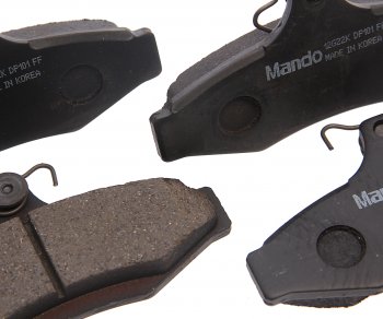 859 р. Колодки тормозные DAEWOO Leganza задние (4шт.) MANDO MANDO mpd11 MANDO mpd11  с доставкой в г. Майкоп. Увеличить фотографию 2