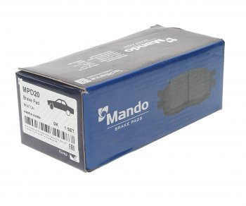 1 399 р. Колодки тормозные SSANGYONG Rexton (02-) передние (4шт.) MANDO MANDO mpd20  с доставкой в г. Майкоп. Увеличить фотографию 2