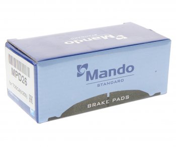 959 р. Колодки тормозные задние (4шт.) MANDO Chevrolet Evanda (2004-2006)  с доставкой в г. Майкоп. Увеличить фотографию 3