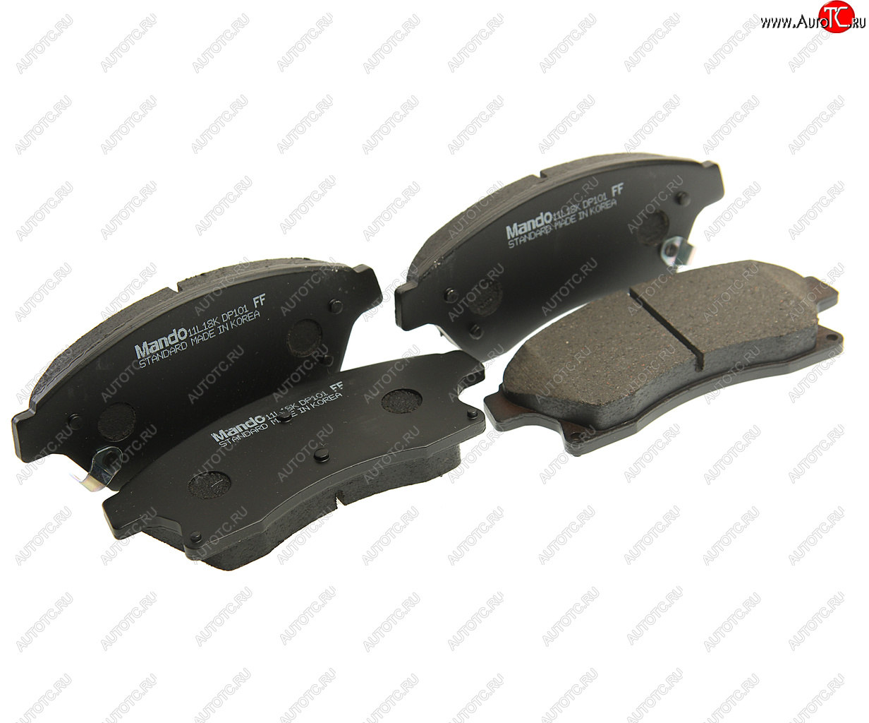 2 799 р. Колодки тормозные передние (4шт.) MANDO Chevrolet Cruze J308 универсал рестайлинг (2012-2015)  с доставкой в г. Майкоп