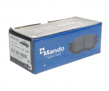 1 179 р. Колодки тормозные CHEVROLET Cruze (09-),Orlando (10-) задние (4шт.) MANDO MANDO mpd31ns MANDO mpd31ns  с доставкой в г. Майкоп. Увеличить фотографию 2
