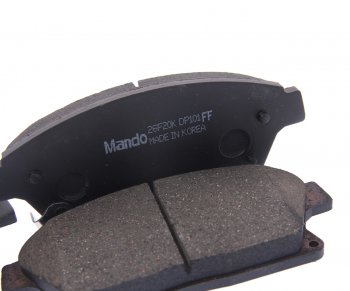 2 759 р. Колодки тормозные CHEVROLET Cruze (09-),Orlando (11-) OPEL Astra J передние (4шт.) (16) MANDO MANDO mpd35 MANDO mpd35  с доставкой в г. Майкоп. Увеличить фотографию 2