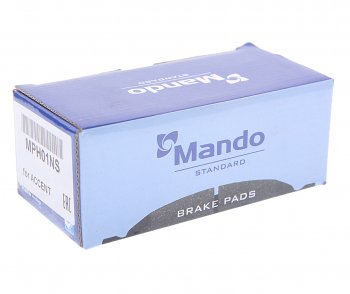 1 199 р. Колодки тормозные HYUNDAI Accent (99-),Getz,Coupe передние (4шт.) MANDO MANDO mph01ns MANDO mph01ns  с доставкой в г. Майкоп. Увеличить фотографию 3