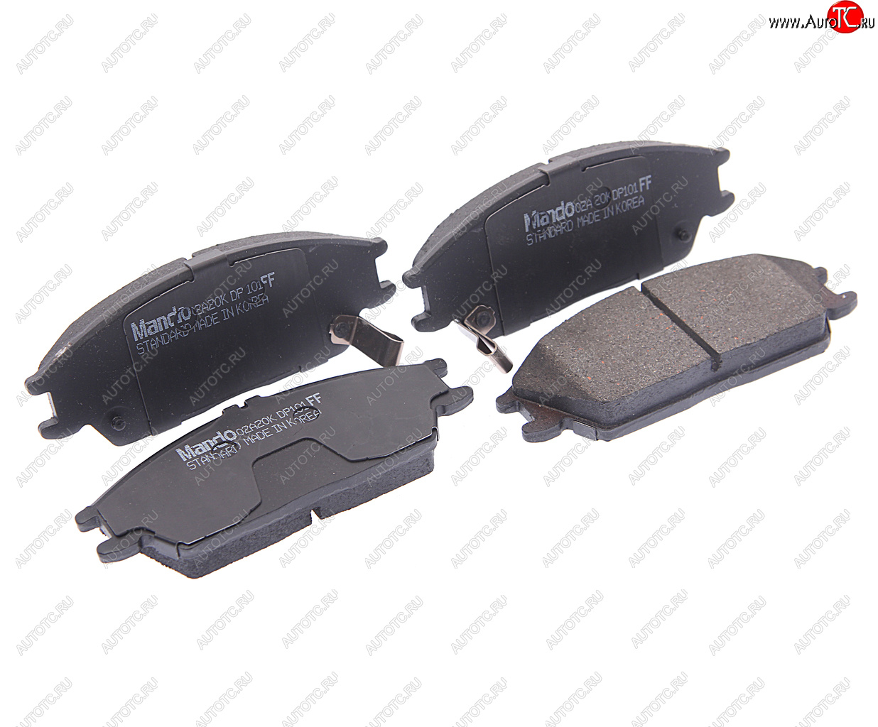 1 199 р. Колодки тормозные HYUNDAI Accent (99-),Getz,Coupe передние (4шт.) MANDO MANDO mph01ns MANDO mph01ns  с доставкой в г. Майкоп