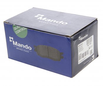 1 399 р. Колодки тормозные передние (4шт.) MANDO Mitsubishi Outlander CU (2003-2009)  с доставкой в г. Майкоп. Увеличить фотографию 3