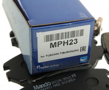 1 769 р. Колодки тормозные передние (4шт.) MANDO Hyundai Tucson LM (2010-2017)  с доставкой в г. Майкоп. Увеличить фотографию 2