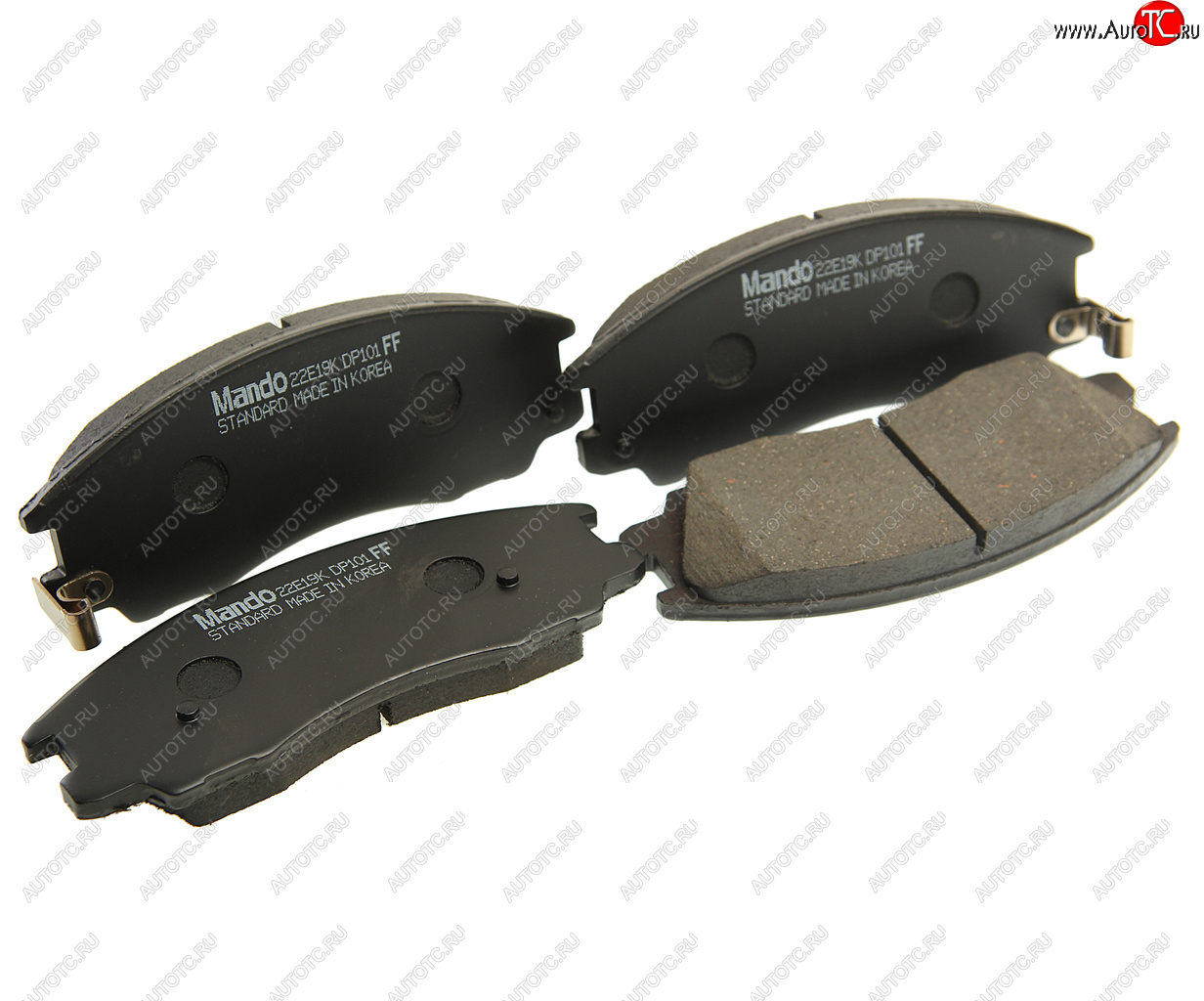 2 499 р. Колодки тормозные HYUNDAI Terracan (01-) передние (4шт.) MANDO MANDO mph24 MANDO mph24  с доставкой в г. Майкоп