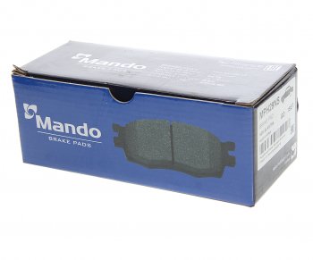 899 р. Колодки тормозные передние (4шт.) MANDO Hyundai Matrix 1 FC 2-ой рестайлинг (2008-2010)  с доставкой в г. Майкоп. Увеличить фотографию 2