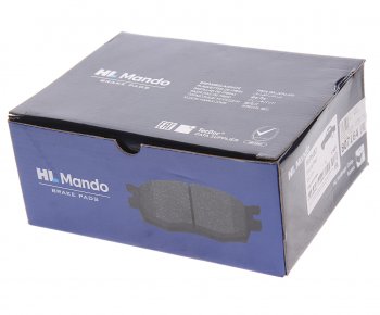 2 369 р. Колодки тормозные HYUNDAI HD65,72,County дисковые передние (4шт.) MANDO MANDO mph32  с доставкой в г. Майкоп. Увеличить фотографию 3