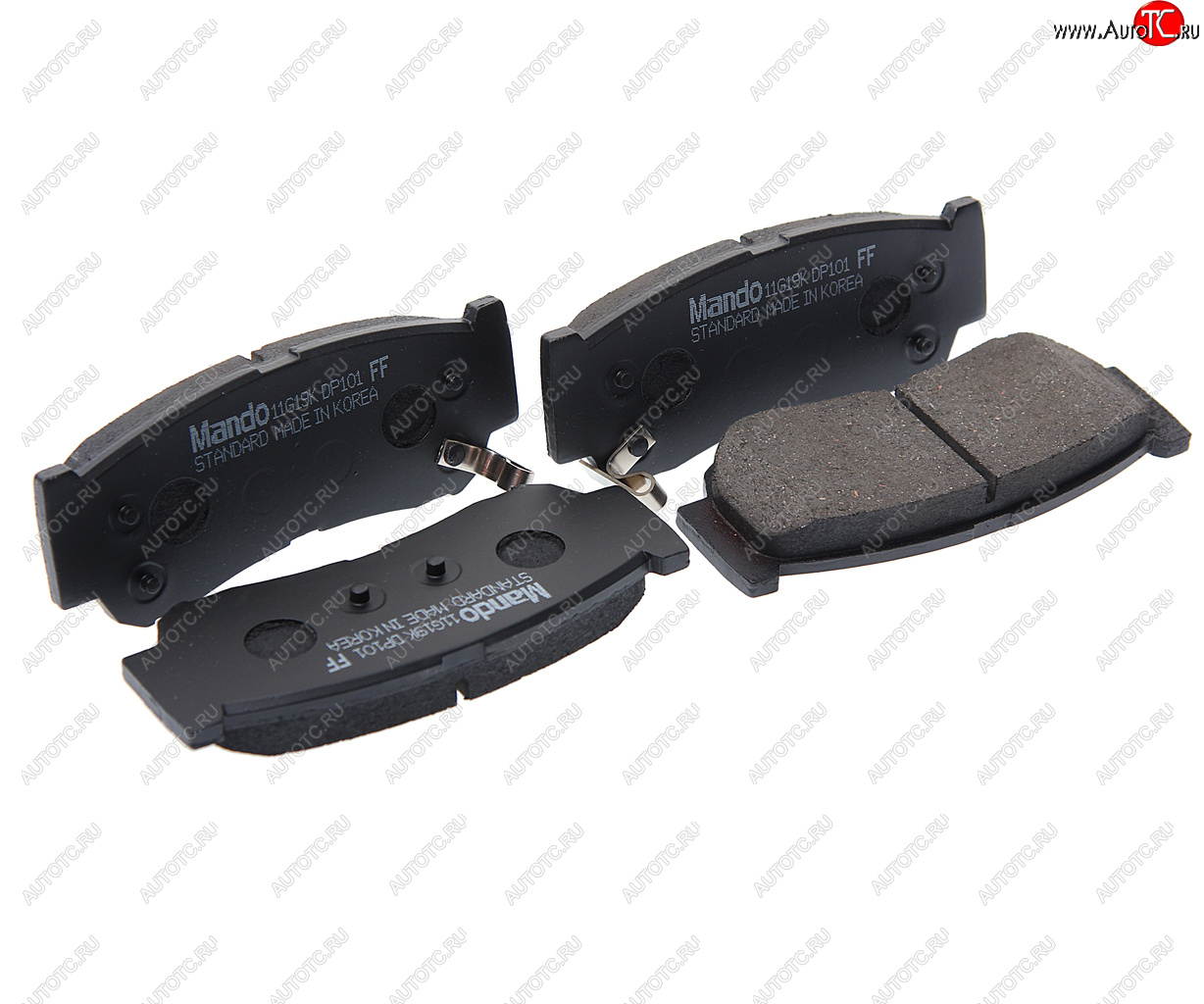 1 839 р. Колодки тормозные HYUNDAI Santa Fe (06-),H-1 KIA Sorento (06-) задние (4шт.) MANDO MANDO mph34 MANDO mph34  с доставкой в г. Майкоп