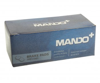 1 699 р. Колодки тормозные задние (4шт.) MANDO KIA Ceed 2 JD дорестайлинг универсал (2012-2016)  с доставкой в г. Майкоп. Увеличить фотографию 3
