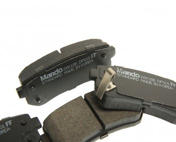 1 369 р. Колодки тормозные HYUNDAI Accent (06-),i30 KIA Ceed,Rio (05-) задние (4шт.) MANDO MANDO mph35ns  с доставкой в г. Майкоп. Увеличить фотографию 2
