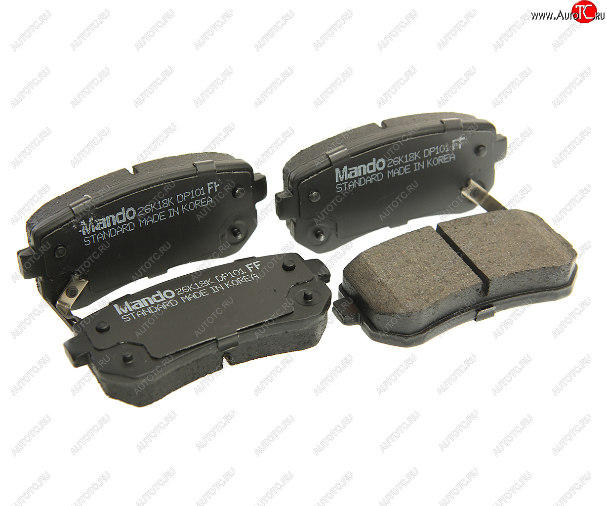 1 369 р. Колодки тормозные HYUNDAI Accent (06-),i30 KIA Ceed,Rio (05-) задние (4шт.) MANDO MANDO mph35ns  с доставкой в г. Майкоп