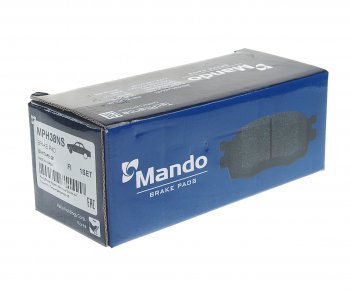 2 849 р. Колодки тормозные HYUNDAI Santa Fe (06-) передние (4шт.) MANDO MANDO mph38ns  с доставкой в г. Майкоп. Увеличить фотографию 2