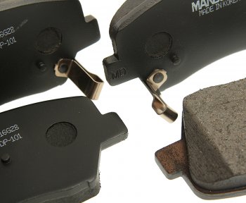 1 499 р. Колодки тормозные передние R15 (4шт.) MANDO KIA Ceed 2 JD рестайлинг универсал (2015-2018)  с доставкой в г. Майкоп. Увеличить фотографию 2