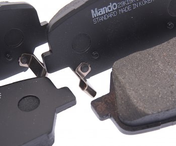 1 039 р. Колодки тормозные HYUNDAI Elantra (11-) передние (4шт.) MANDO MANDO mph50 MANDO mph50  с доставкой в г. Майкоп. Увеличить фотографию 2