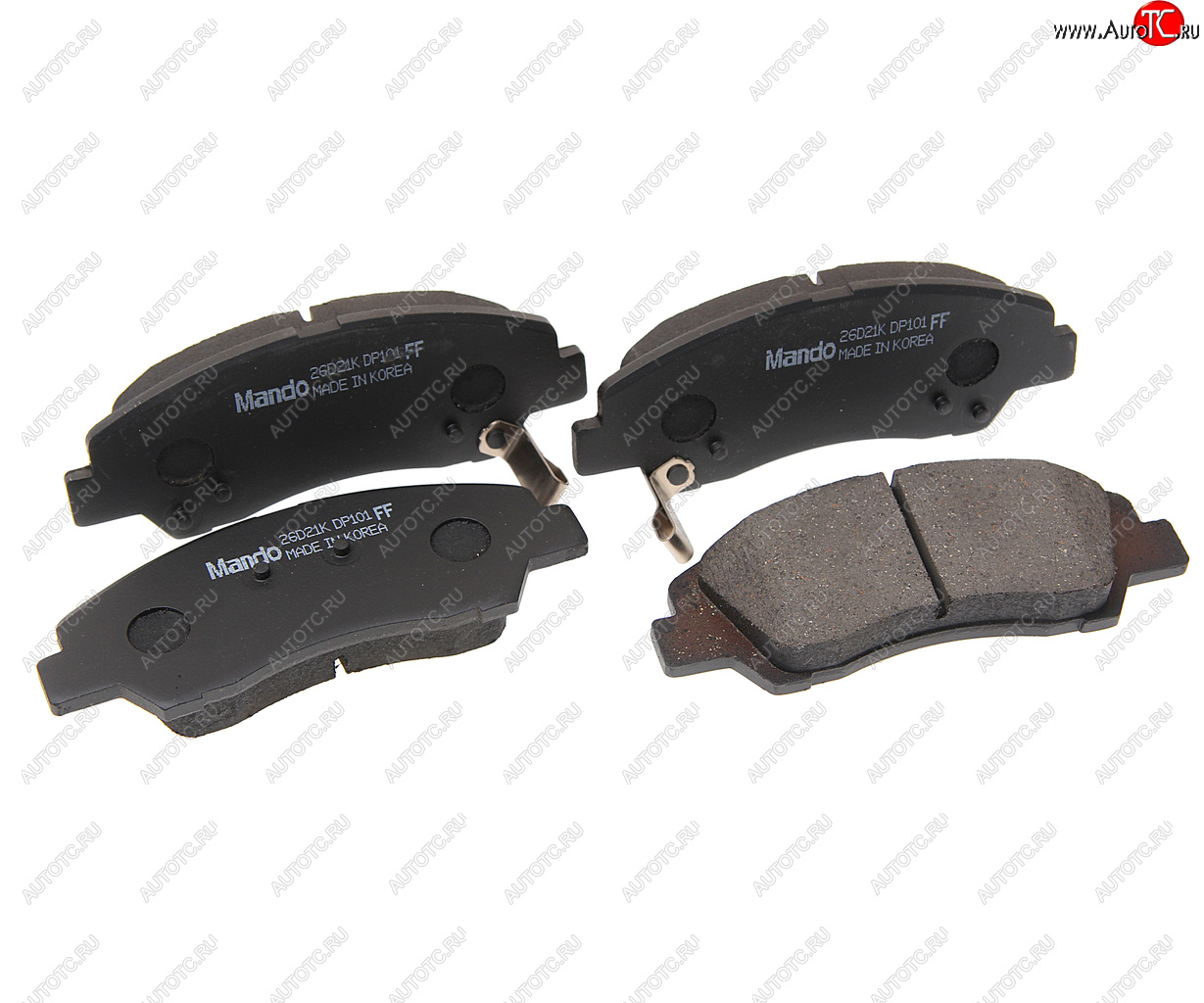 699 р. Колодки тормозные HYUNDAI i10 (13-) передние (4шт.) MANDO MANDO mph54  с доставкой в г. Майкоп