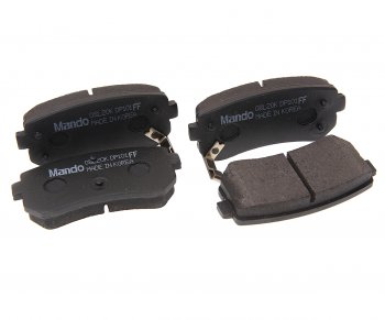 669 р. Колодки тормозные HYUNDAI Elantra (14-) (14) (4шт.) MANDO MANDO mph58  с доставкой в г. Майкоп. Увеличить фотографию 1