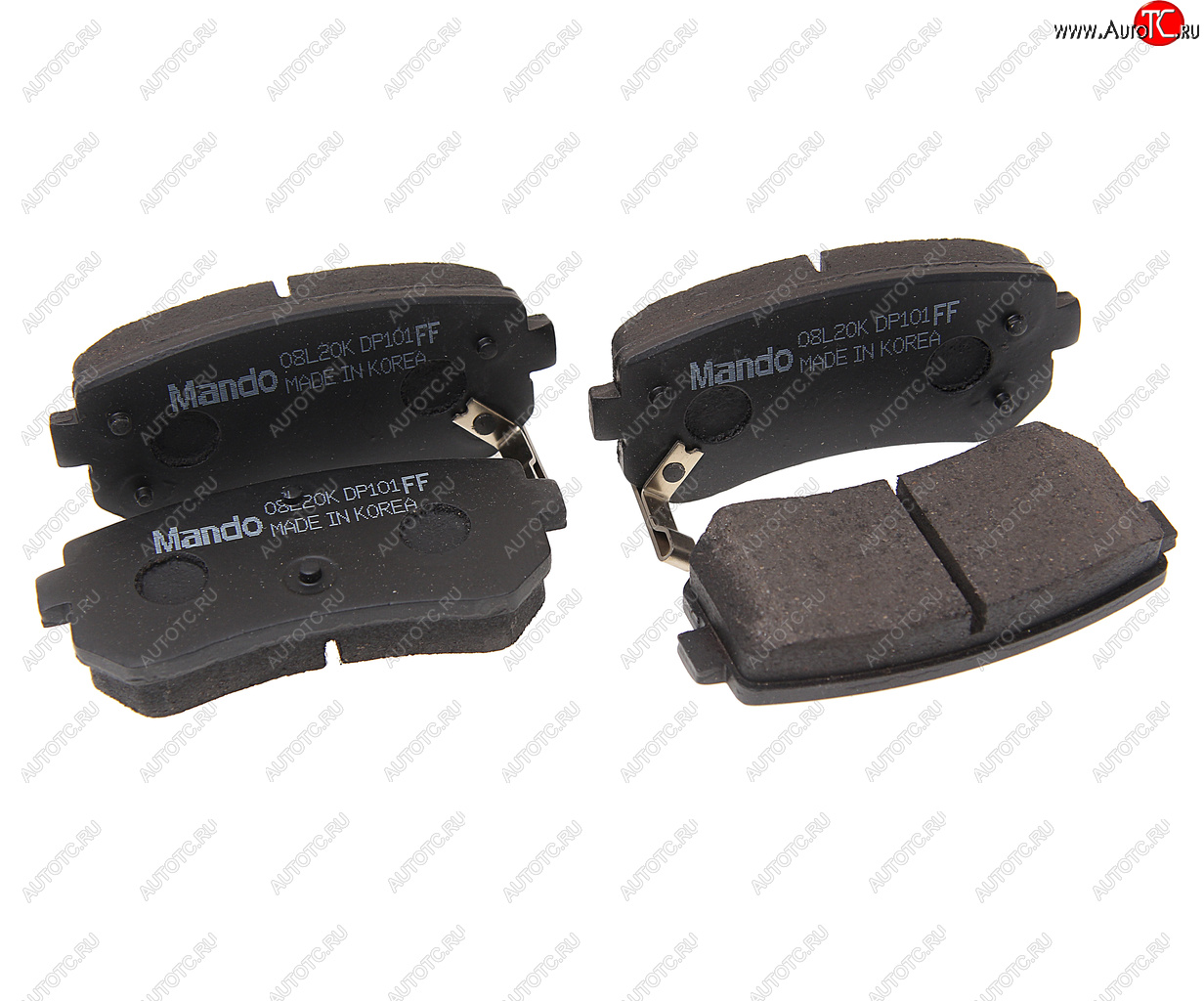 669 р. Колодки тормозные HYUNDAI Elantra (14-) (14) (4шт.) MANDO MANDO mph58  с доставкой в г. Майкоп