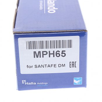 1 539 р. Колодки тормозные HYUNDAI Santa Fe (12-) KIA Sorento (12-) передние (4шт.) MANDO MANDO mph65  с доставкой в г. Майкоп. Увеличить фотографию 4