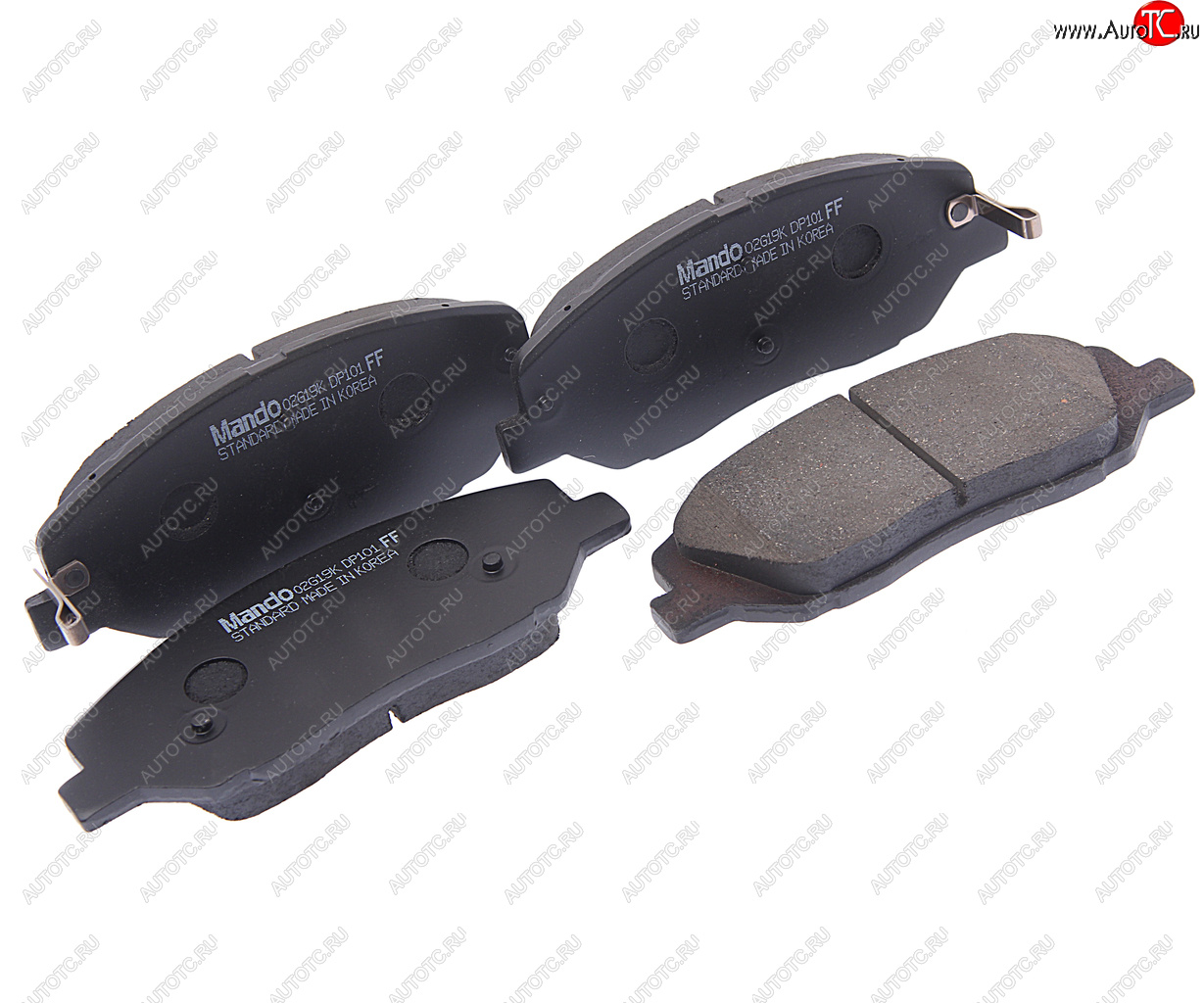 1 539 р. Колодки тормозные HYUNDAI Santa Fe (12-) KIA Sorento (12-) передние (4шт.) MANDO MANDO mph65  с доставкой в г. Майкоп