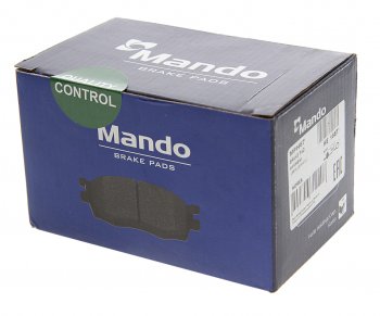 2 659 р. Колодки тормозные передние (4шт.) MANDO KIA Ceed 2 JD рестайлинг универсал (2015-2018)  с доставкой в г. Майкоп. Увеличить фотографию 3