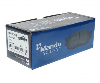 2 989 р. Колодки тормозные HYUNDAI Creta (17-),i30 KIA Ceed (07-) передние (4шт.) MANDO MANDO mph67ns MANDO mph67ns  с доставкой в г. Майкоп. Увеличить фотографию 2