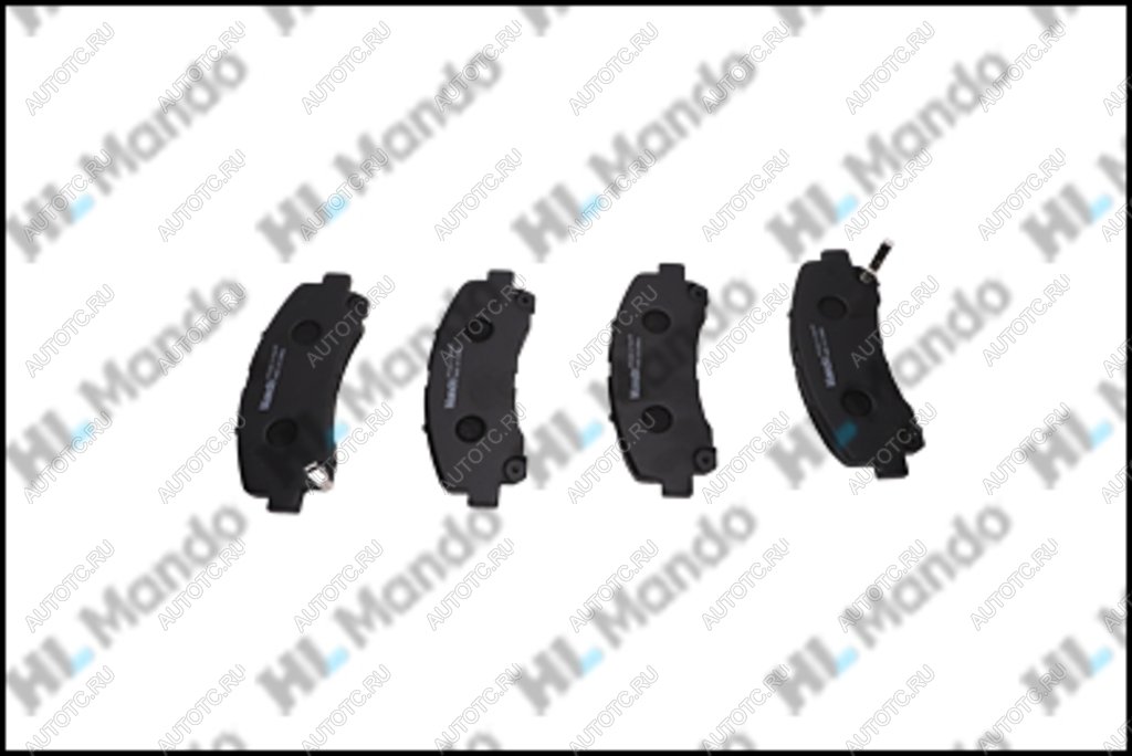 1 599 р. Колодки тормозные CHEVROLET Trailblazer (12-) ISUZU D-Max (06-) передние (4шт.) MANDO MANDO mpi04 MANDO mpi04  с доставкой в г. Майкоп