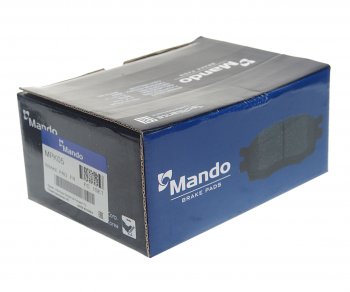 1 589 р. Колодки тормозные KIA Sephia (97-) передние (4шт.) MANDO MANDO mpk05 MANDO mpk05  с доставкой в г. Майкоп. Увеличить фотографию 2