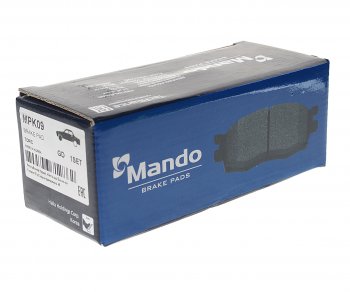 1 079 р. Колодки тормозные передние (4шт.) MANDO KIA Bongo 4 PU дорестайлинг (2004-2012)  с доставкой в г. Майкоп. Увеличить фотографию 2