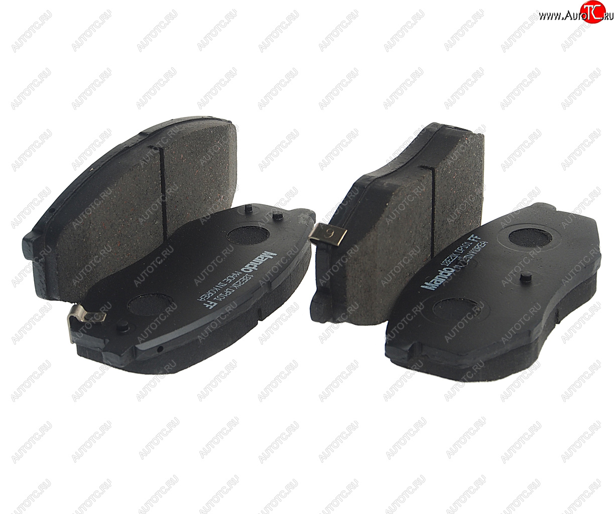 2 859 р. Колодки тормозные передние R15 (4шт.) MANDO Hyundai Sonata LF рестайлинг (2017-2019)  с доставкой в г. Майкоп