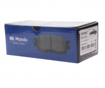 1 069 р. Колодки тормозные задние (4шт.) MANDO Mitsubishi Outlander CU (2003-2009)  с доставкой в г. Майкоп. Увеличить фотографию 2