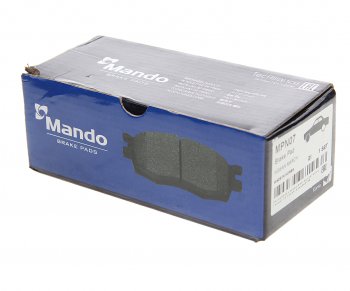 2 459 р. Колодки тормозные передние (4шт.) MANDO Nissan March 3 K12 хэтчбэк 5 дв. правый руль 1-ый рестайлинг (2005-2007)  с доставкой в г. Майкоп. Увеличить фотографию 3