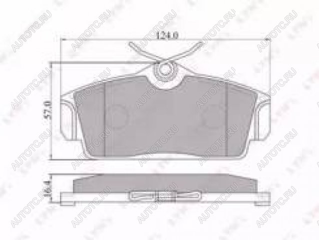 1 559 р. Колодки тормозные передние с АБС (4шт.) MANDO Nissan Almera N16 седан дорестайлинг (2000-2003)  с доставкой в г. Майкоп