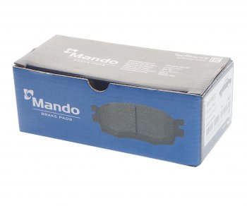 1 489 р. Колодки тормозные передние (4шт.) MANDO Peugeot 206 хэтчбэк 3 дв. 2AC дорестайлинг (1998-2003)  с доставкой в г. Майкоп. Увеличить фотографию 2