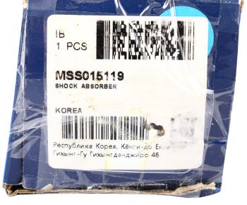 2 599 р. Амортизатор KIA Sportage (94-03) задний левый/правый газовый MANDO MANDO mss015119 MANDO mss015119  с доставкой в г. Майкоп. Увеличить фотографию 4