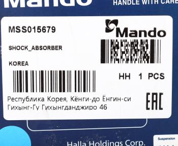 3 299 р. Амортизатор HONDA Accord (92-96) передний правый газовый MANDO MANDO mss015679 MANDO mss015679  с доставкой в г. Майкоп. Увеличить фотографию 3