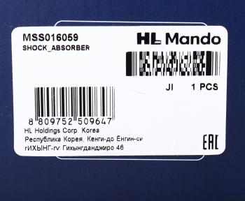 5 449 р. Амортизатор INFINITI FX35,FX45 (03-) передний правый газовый MANDO MANDO mss016059  с доставкой в г. Майкоп. Увеличить фотографию 3