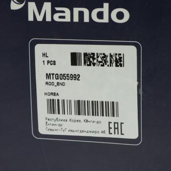 1 539 р. Наконечник рулевой тяги MERCEDES MAN VOLVO RENAULT правый (M16х1.50мм,M24х1.50мм) MANDO MANDO mtg055992  с доставкой в г. Майкоп. Увеличить фотографию 3