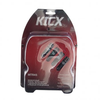 1 789 р. Кабель RCA 4х4 5м KICX KICX mtr 45  с доставкой в г. Майкоп. Увеличить фотографию 1