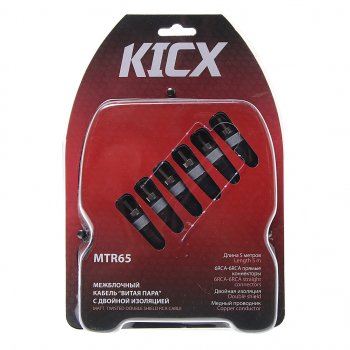 2 469 р. Кабель RCA 6х6 5м KICX KICX mtr 65  с доставкой в г. Майкоп. Увеличить фотографию 1