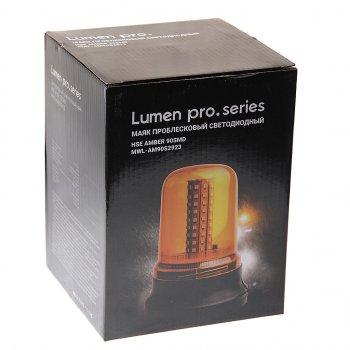 2 799 р. Маяк импульсный 1224V (90 светодиодов) (2 режима) на магните желтый LUMEN LUMEN mwl-am90s2923  с доставкой в г. Майкоп. Увеличить фотографию 4